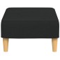 vidaXL Fußhocker Schwarz 77x55x31 cm Stoff vidaXL Fußhocker Schwarz 77x55x31 cm Stoff