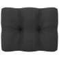 12-tlg. Garten-Lounge-Set mit Kissen Schwarz Kiefer Massivholz 12-tlg. Garten-Lounge-Set mit Kissen Schwarz Kiefer Massivholz
