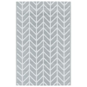 vidaXL Outdoor-Teppich Grau 190x290 cm PP