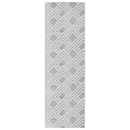 vidaXL Outdoor-Teppich Grau 80x250 cm PP