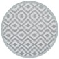 vidaXL Outdoor-Teppich Grau Ø160 cm PP vidaXL Outdoor-Teppich Grau Ø160 cm PP