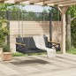 vidaXL Hängebank Schwarz 109x62x40 cm Poly Rattan vidaXL Hängebank Schwarz 109x62x40 cm Poly Rattan
