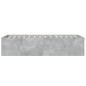 vidaXL Bettgestell Betongrau 90x200 cm Holzwerkstoff vidaXL Bettgestell Betongrau 90x200 cm Holzwerkstoff