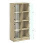 vidaXL Highboard mit Türen Sonoma-Eiche 68x37x142 cm Holzwerkstoff vidaXL Highboard mit Türen Sonoma-Eiche 68x37x142 cm Holzwerkstoff