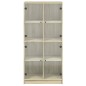 vidaXL Highboard mit Türen Sonoma-Eiche 68x37x142 cm Holzwerkstoff vidaXL Highboard mit Türen Sonoma-Eiche 68x37x142 cm Holzwerkstoff