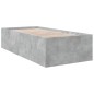 vidaXL Bettgestell Betongrau 90x190 cm Holzwerkstoff vidaXL Bettgestell Betongrau 90x190 cm Holzwerkstoff