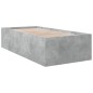vidaXL Bettgestell Betongrau 90x190 cm Holzwerkstoff vidaXL Bettgestell Betongrau 90x190 cm Holzwerkstoff
