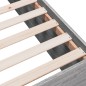 vidaXL Bettgestell Grau Sonoma 120x190 cm Holzwerkstoff vidaXL Bettgestell Grau Sonoma 120x190 cm Holzwerkstoff