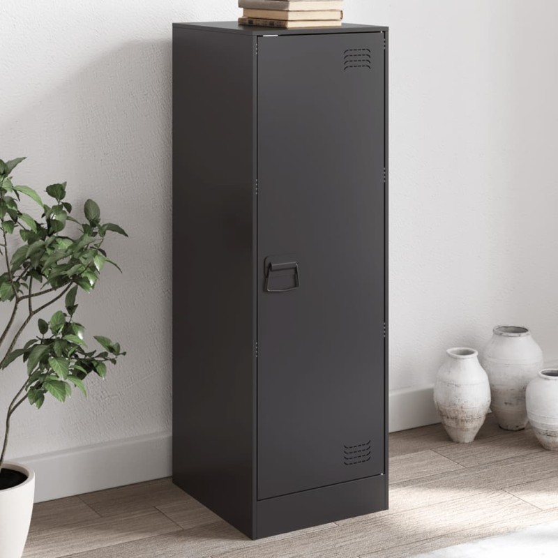 vidaXL Sideboard Schwarz 34,5x39x107 cm Stahl vidaXL Sideboard Schwarz 34,5x39x107 cm Stahl