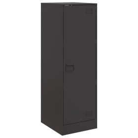 vidaXL Sideboard Schwarz 34,5x39x107 cm Stahl