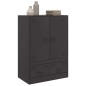 vidaXL Highboard Schwarz 67x39x95 cm Stahl vidaXL Highboard Schwarz 67x39x95 cm Stahl