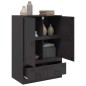 vidaXL Highboard Schwarz 67x39x95 cm Stahl vidaXL Highboard Schwarz 67x39x95 cm Stahl