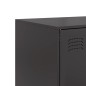 vidaXL Highboard Schwarz 67x39x95 cm Stahl vidaXL Highboard Schwarz 67x39x95 cm Stahl