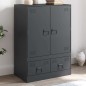 vidaXL Highboard Anthrazit 67x39x95 cm Stahl vidaXL Highboard Anthrazit 67x39x95 cm Stahl