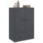 vidaXL Highboard Anthrazit 67x39x95 cm Stahl vidaXL Highboard Anthrazit 67x39x95 cm Stahl