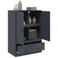 vidaXL Highboard Anthrazit 67x39x95 cm Stahl vidaXL Highboard Anthrazit 67x39x95 cm Stahl