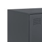 vidaXL Highboard Anthrazit 67x39x95 cm Stahl vidaXL Highboard Anthrazit 67x39x95 cm Stahl