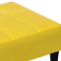 vidaXL Fußhocker Gelb 77x55x31 cm Samt vidaXL Fußhocker Gelb 77x55x31 cm Samt