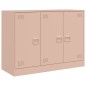 vidaXL Sideboard Rosa 99x39x73 cm Stahl vidaXL Sideboard Rosa 99x39x73 cm Stahl