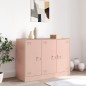 vidaXL Sideboard Rosa 99x39x73 cm Stahl vidaXL Sideboard Rosa 99x39x73 cm Stahl