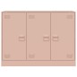 vidaXL Sideboard Rosa 99x39x73 cm Stahl vidaXL Sideboard Rosa 99x39x73 cm Stahl