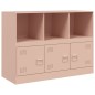 vidaXL Sideboard Rosa 99x39x73 cm Stahl vidaXL Sideboard Rosa 99x39x73 cm Stahl
