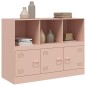 vidaXL Sideboard Rosa 99x39x73 cm Stahl vidaXL Sideboard Rosa 99x39x73 cm Stahl
