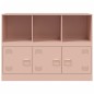 vidaXL Sideboard Rosa 99x39x73 cm Stahl vidaXL Sideboard Rosa 99x39x73 cm Stahl