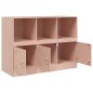 vidaXL Sideboard Rosa 99x39x73 cm Stahl vidaXL Sideboard Rosa 99x39x73 cm Stahl