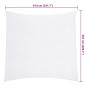 vidaXL Tarnnetz mit Aufbewahrungstasche 614x581 cm Weiß vidaXL Tarnnetz mit Aufbewahrungstasche 614x581 cm Weiß