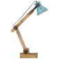 vidaXL Schreibtischlampe 25 W Blau 23x18x96 cm E27 vidaXL Schreibtischlampe 25 W Blau 23x18x96 cm E27