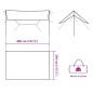 vidaXL Tarp Grau und Orange 400x294 cm Wasserdicht vidaXL Tarp Grau und Orange 400x294 cm Wasserdicht