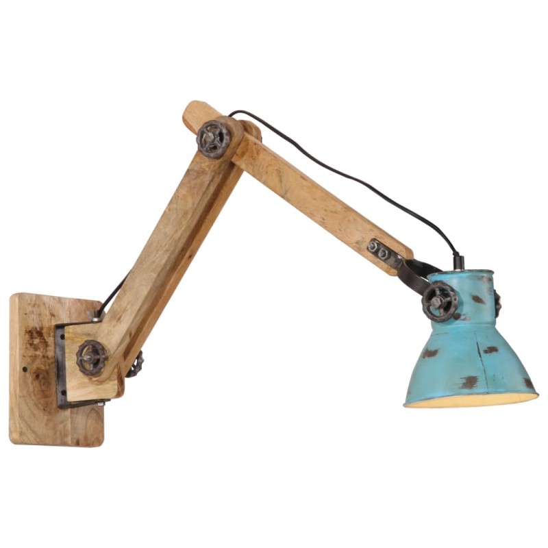 vidaXL Wandleuchte 25 W Blau 96x15x20 cm E27 vidaXL Wandleuchte 25 W Blau 96x15x20 cm E27