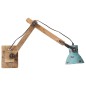 vidaXL Wandleuchte 25 W Blau 96x15x20 cm E27 vidaXL Wandleuchte 25 W Blau 96x15x20 cm E27