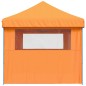 vidaXL Partyzelt Faltbar Pop-Up mit 3 Seitenteilen Orange vidaXL Partyzelt Faltbar Pop-Up mit 3 Seitenteilen Orange