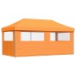 vidaXL Partyzelt Faltbar Pop-Up mit 3 Seitenteilen Orange vidaXL Partyzelt Faltbar Pop-Up mit 3 Seitenteilen Orange