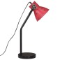 vidaXL Schreibtischlampe 25 W Rot 17x17x60 cm E27 vidaXL Schreibtischlampe 25 W Rot 17x17x60 cm E27