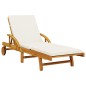 vidaXL Sonnenliegen 2 Stk. mit Auflagen 200x68x83 cm Massivholz Akazie vidaXL Sonnenliegen 2 Stk. mit Auflagen 200x68x83 cm Massivholz Akazie