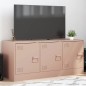 vidaXL TV-Schrank Rosa 99x39x44 cm Stahl vidaXL TV-Schrank Rosa 99x39x44 cm Stahl