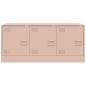 vidaXL TV-Schrank Rosa 99x39x44 cm Stahl vidaXL TV-Schrank Rosa 99x39x44 cm Stahl