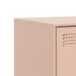 vidaXL TV-Schrank Rosa 99x39x44 cm Stahl vidaXL TV-Schrank Rosa 99x39x44 cm Stahl