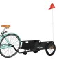 vidaXL Fahrradanhänger Schwarz Oxford-Gewebe und Eisen vidaXL Fahrradanhänger Schwarz Oxford-Gewebe und Eisen