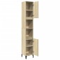 vidaXL Badschrank Sonoma-Eiche 30x30x190 cm Holzwerkstoff vidaXL Badschrank Sonoma-Eiche 30x30x190 cm Holzwerkstoff