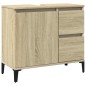 vidaXL Badschrank Sonoma-Eiche 65x33x60 cm Holzwerkstoff vidaXL Badschrank Sonoma-Eiche 65x33x60 cm Holzwerkstoff