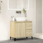 vidaXL Badschrank Sonoma-Eiche 65x33x60 cm Holzwerkstoff vidaXL Badschrank Sonoma-Eiche 65x33x60 cm Holzwerkstoff