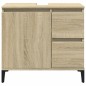 vidaXL Badschrank Sonoma-Eiche 65x33x60 cm Holzwerkstoff vidaXL Badschrank Sonoma-Eiche 65x33x60 cm Holzwerkstoff