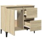 vidaXL Badschrank Sonoma-Eiche 65x33x60 cm Holzwerkstoff vidaXL Badschrank Sonoma-Eiche 65x33x60 cm Holzwerkstoff