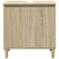 vidaXL Waschbeckenunterschrank Sonoma-Eiche 58x33x60 cm Holzwerkstoff vidaXL Waschbeckenunterschrank Sonoma-Eiche 58x33x60 cm Holzwerkstoff