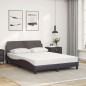 vidaXL Bett mit Matratze Grau 120x200 cm Kunstleder vidaXL Bett mit Matratze Grau 120x200 cm Kunstleder