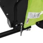 vidaXL Fahrradanhänger Grün und Schwarz Oxford-Gewebe & Eisen vidaXL Fahrradanhänger Grün und Schwarz Oxford-Gewebe & Eisen